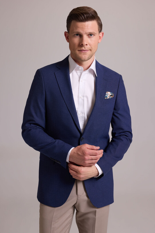 Erkek Parlament Spor Keten Ceket