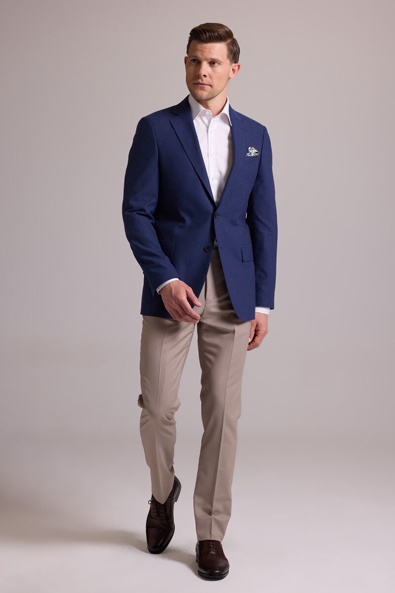 Erkek Parlament Spor Keten Ceket - 3