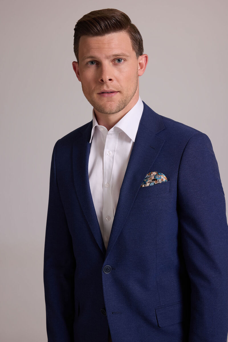 Erkek Parlament Spor Keten Ceket - 5