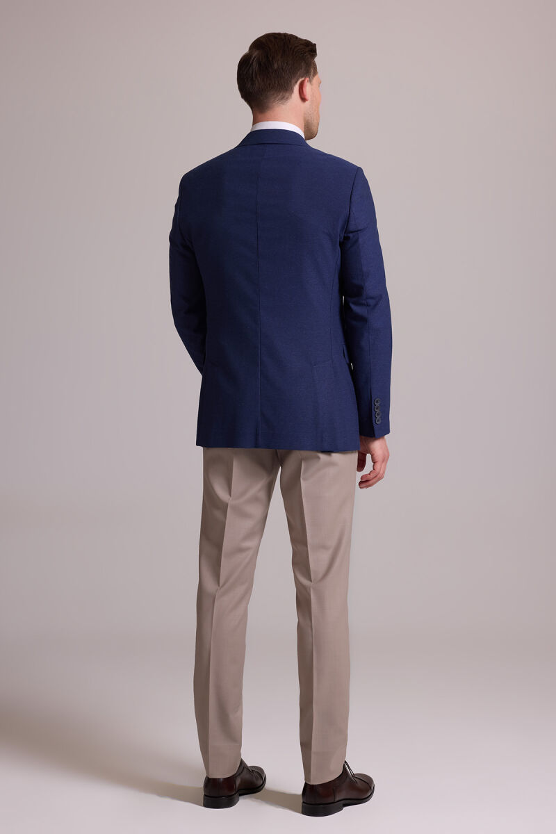 Erkek Parlament Spor Keten Ceket - 9