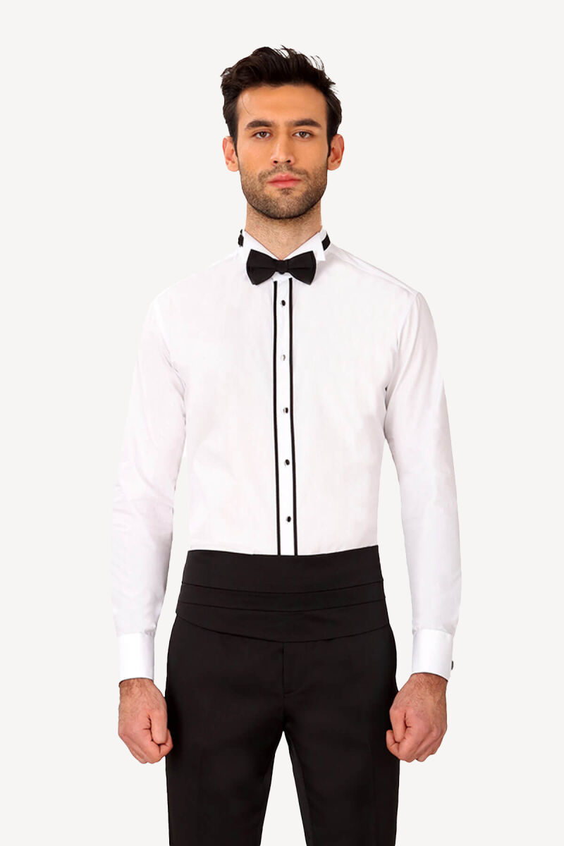 Erkek Siyah Damatlık Kuşak Takım - 1