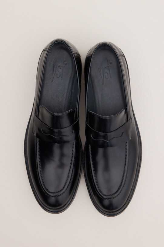 Erkek Siyah Deri Klasik Ayakkabı