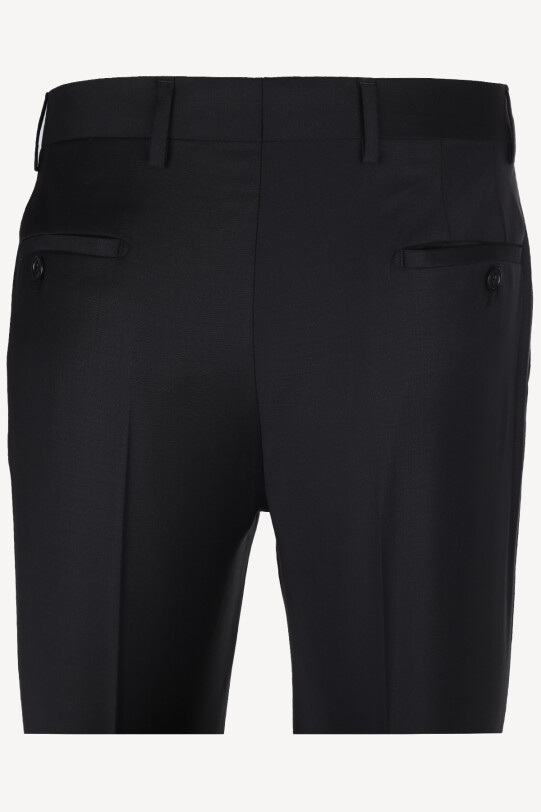 Erkek Siyah Klasik Kumaş Pantolon