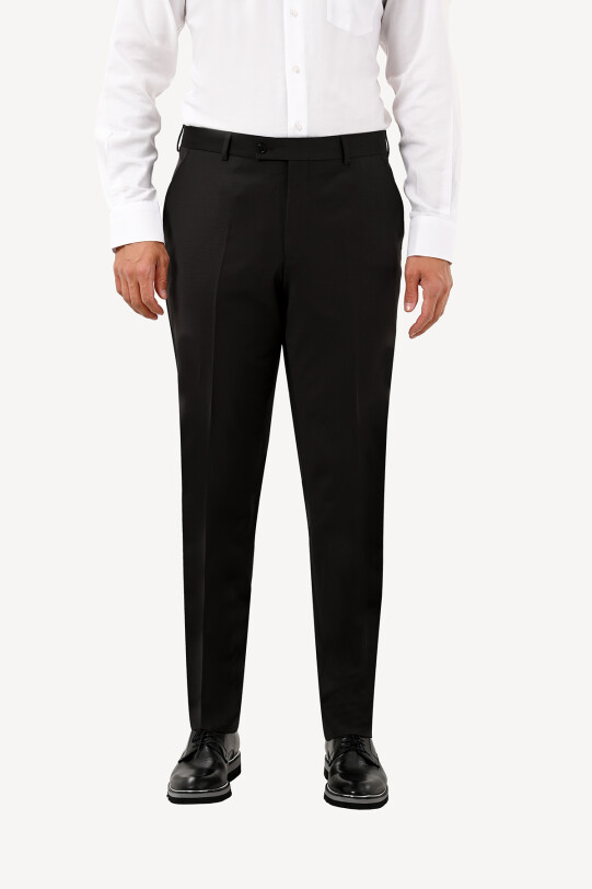 Erkek Siyah Kumaş Pantolon