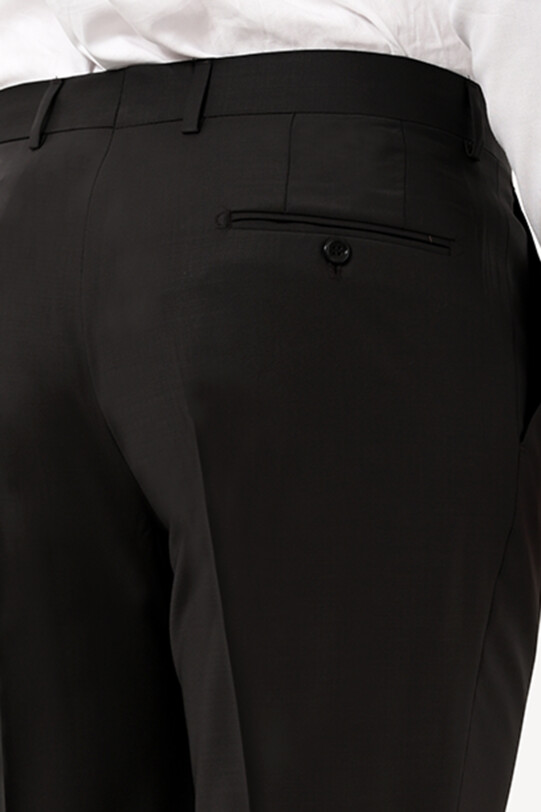 Erkek Siyah Kumaş Pantolon