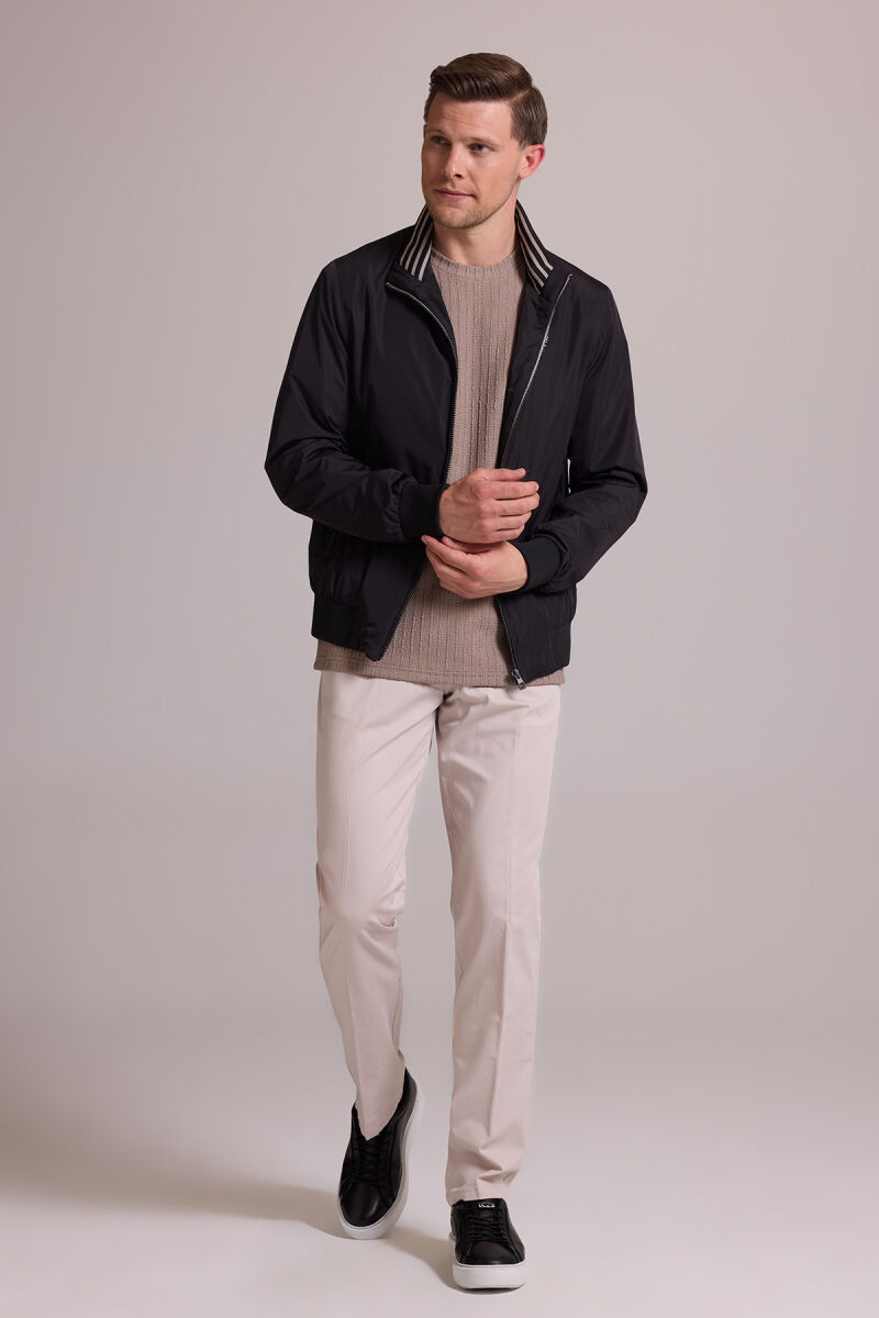 Erkek Siyah Mont Yazlık Spor Altı Lastikli - 5