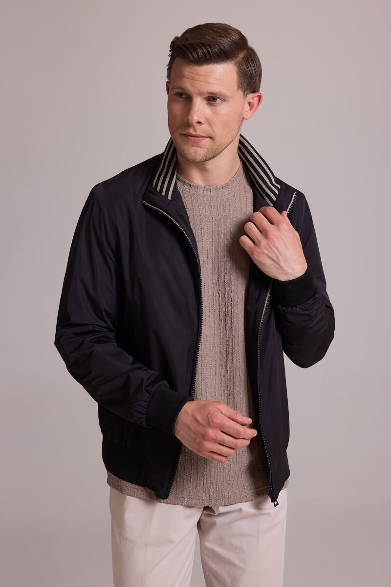 Erkek Siyah Mont Yazlık Spor Altı Lastikli - 6