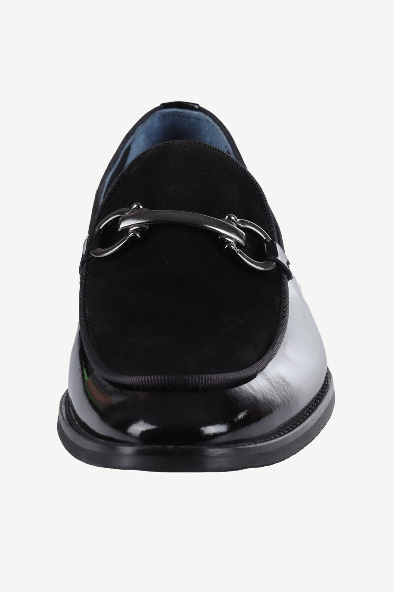 Erkek Siyah Rugan Klasik Rugan Süet Ayakkabı - 2