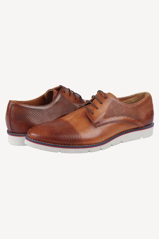 Erkek Taba Bağcıklı Casual Ayakkabı