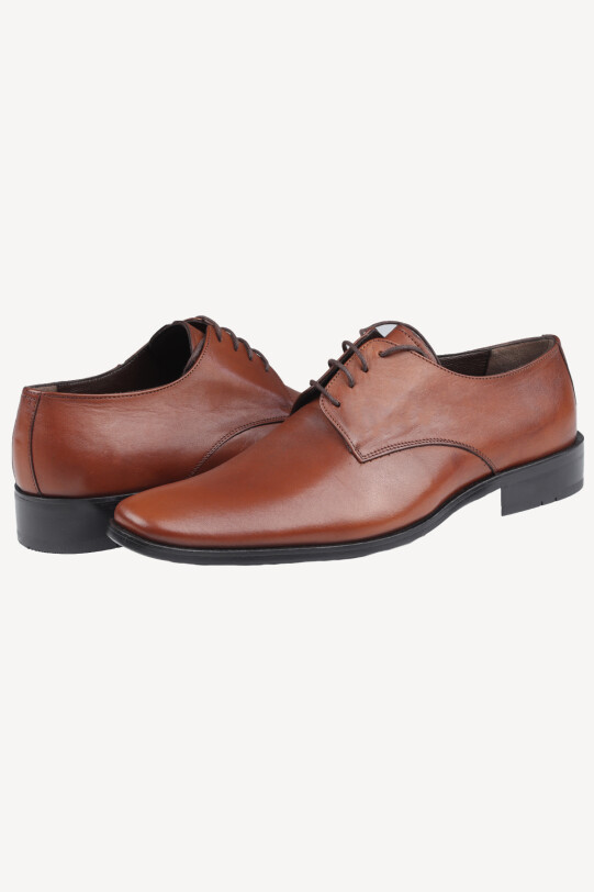 Erkek Taba Bağcıklı Klasik Ayakkabı