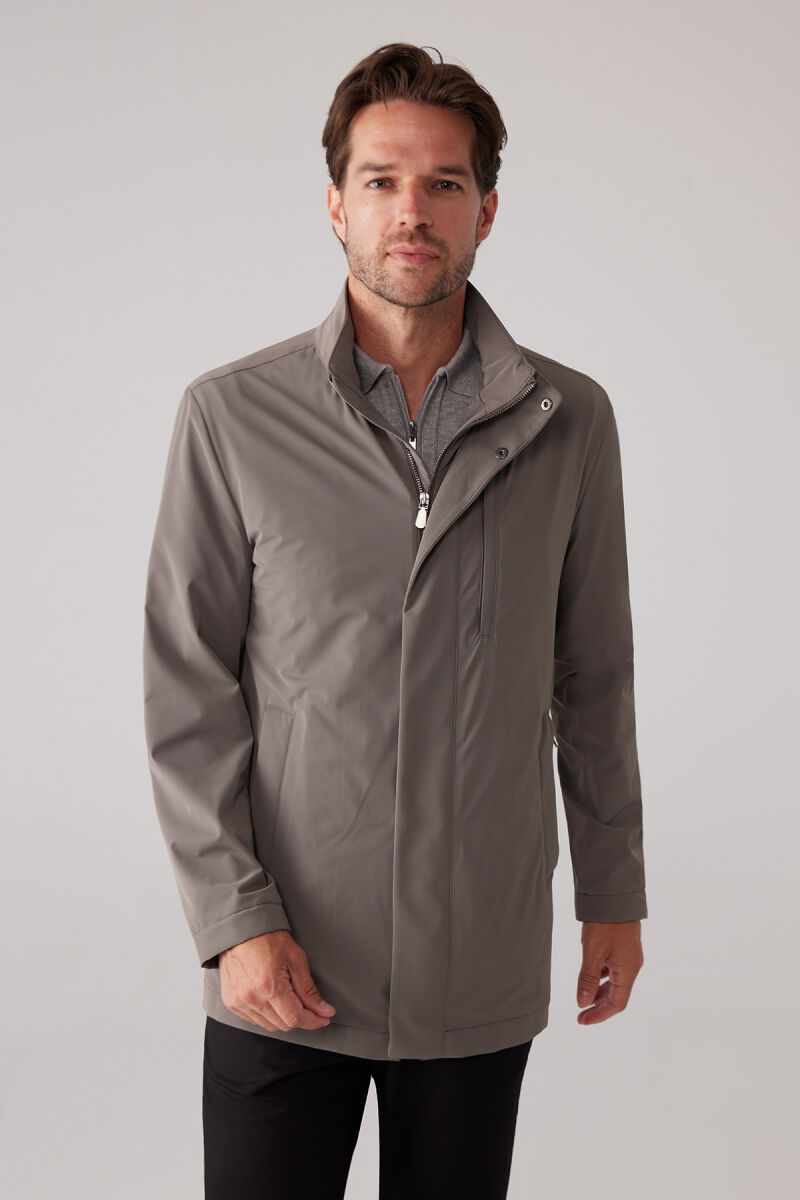 Erkek Taş Regular Fit Dik Yaka Yazlık Mont - 4