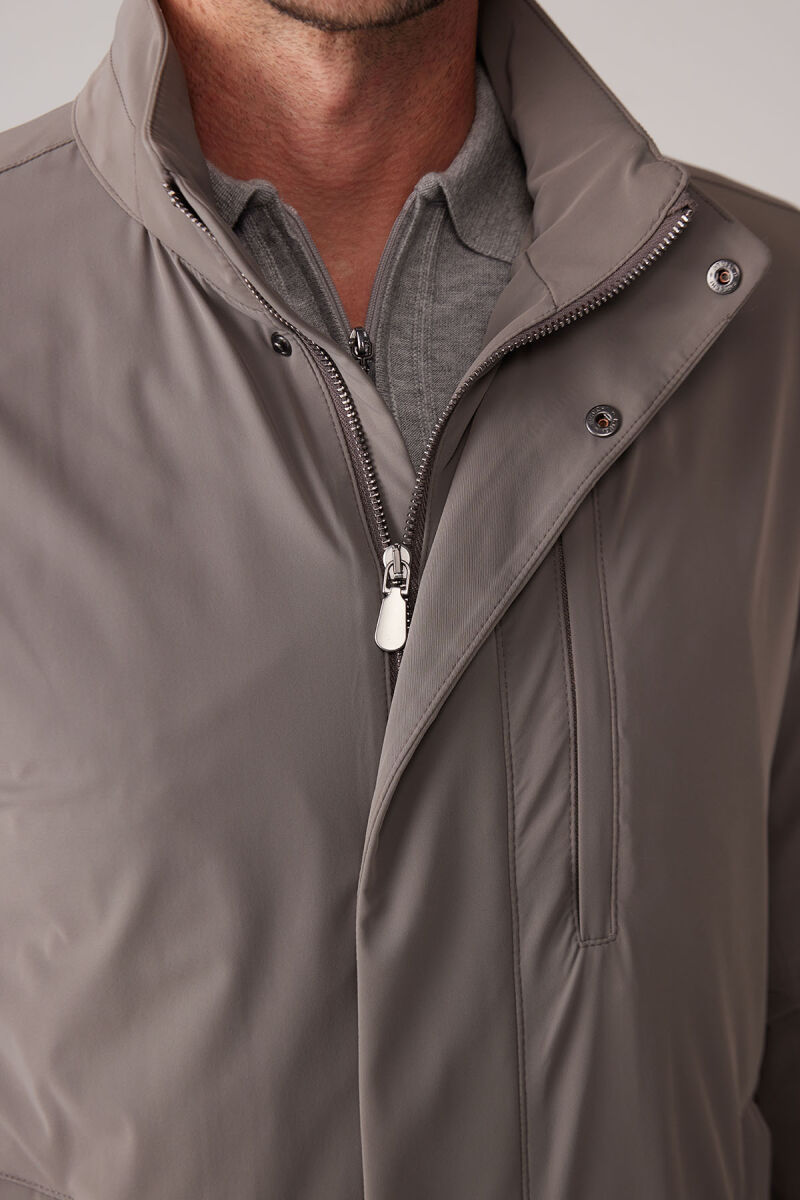Erkek Taş Regular Fit Dik Yaka Yazlık Mont - 6