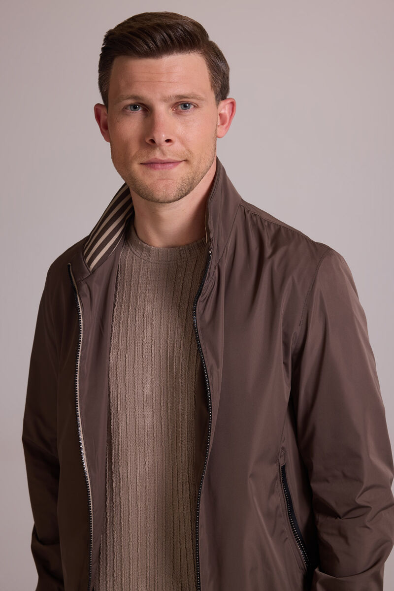 Erkek Vizon Mont Yazlık Spor Altı Lastikli - 2