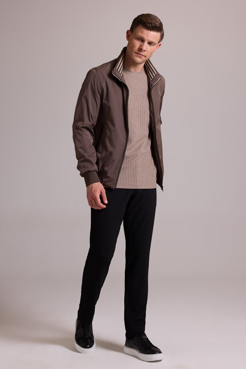 Erkek Vizon Mont Yazlık Spor Altı Lastikli - 3