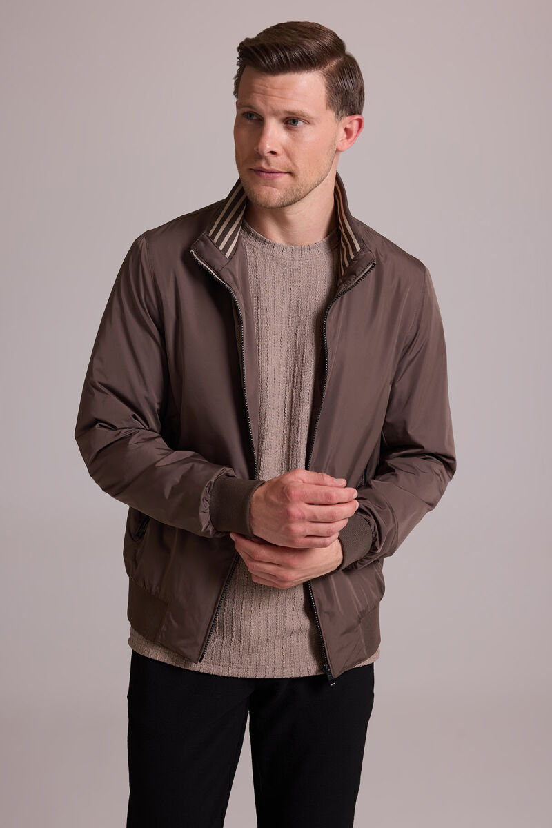 Erkek Vizon Mont Yazlık Spor Altı Lastikli - 6