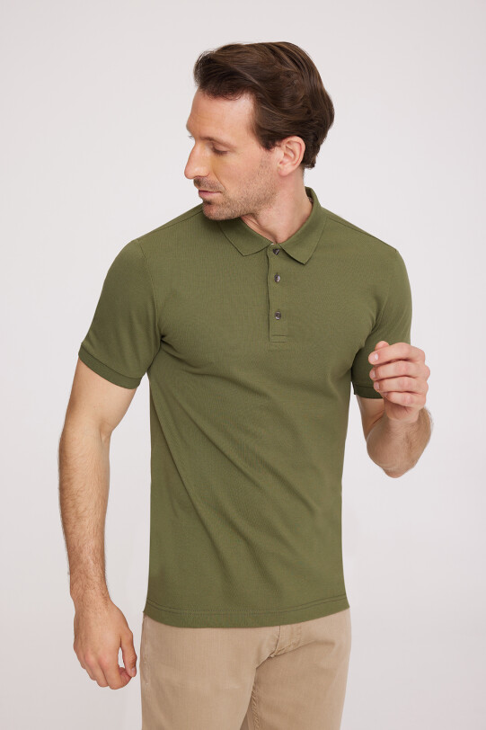 Erkek Yeşil Polo Yaka TShirt