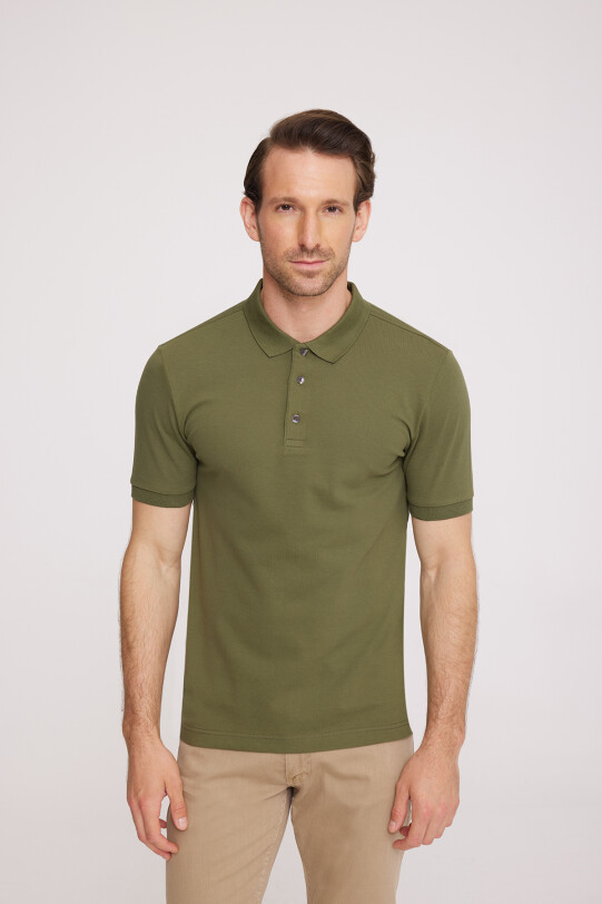 Erkek Yeşil Polo Yaka TShirt