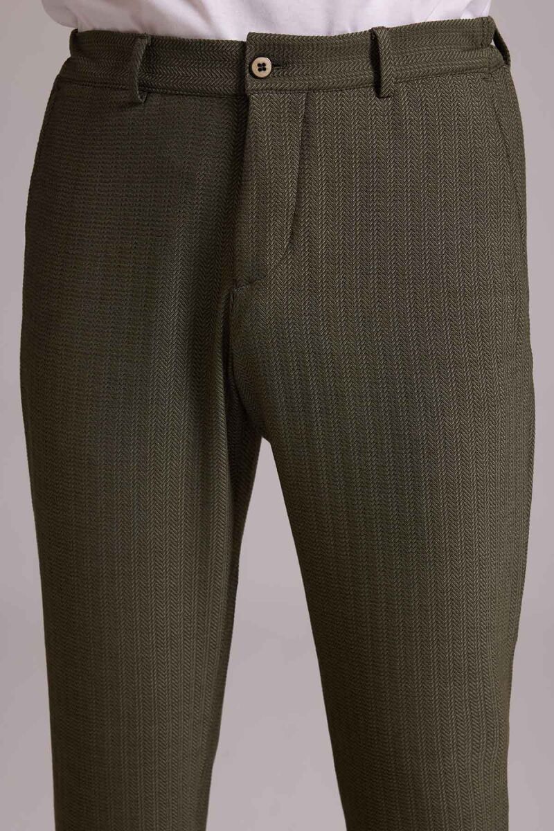 Erkek Yeşil Slim Fit Sivri Yaka Takım Elbise - 10