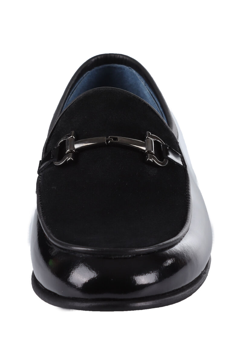 Erkek Siyah Rugan Klasik Rugan Süet Ayakkabı - 2