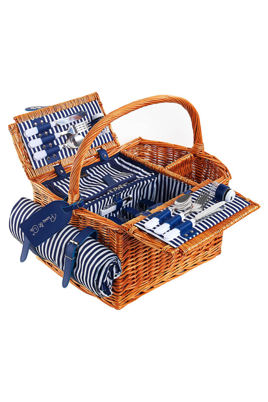 Picnic&co 4 Kişilik Beymenx Piknik Sepeti